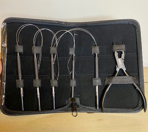 6 PC Microlink Kit w/leather pouch